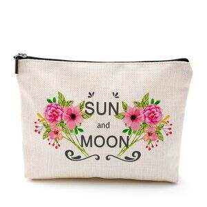 cotton/linen cosmetic bag